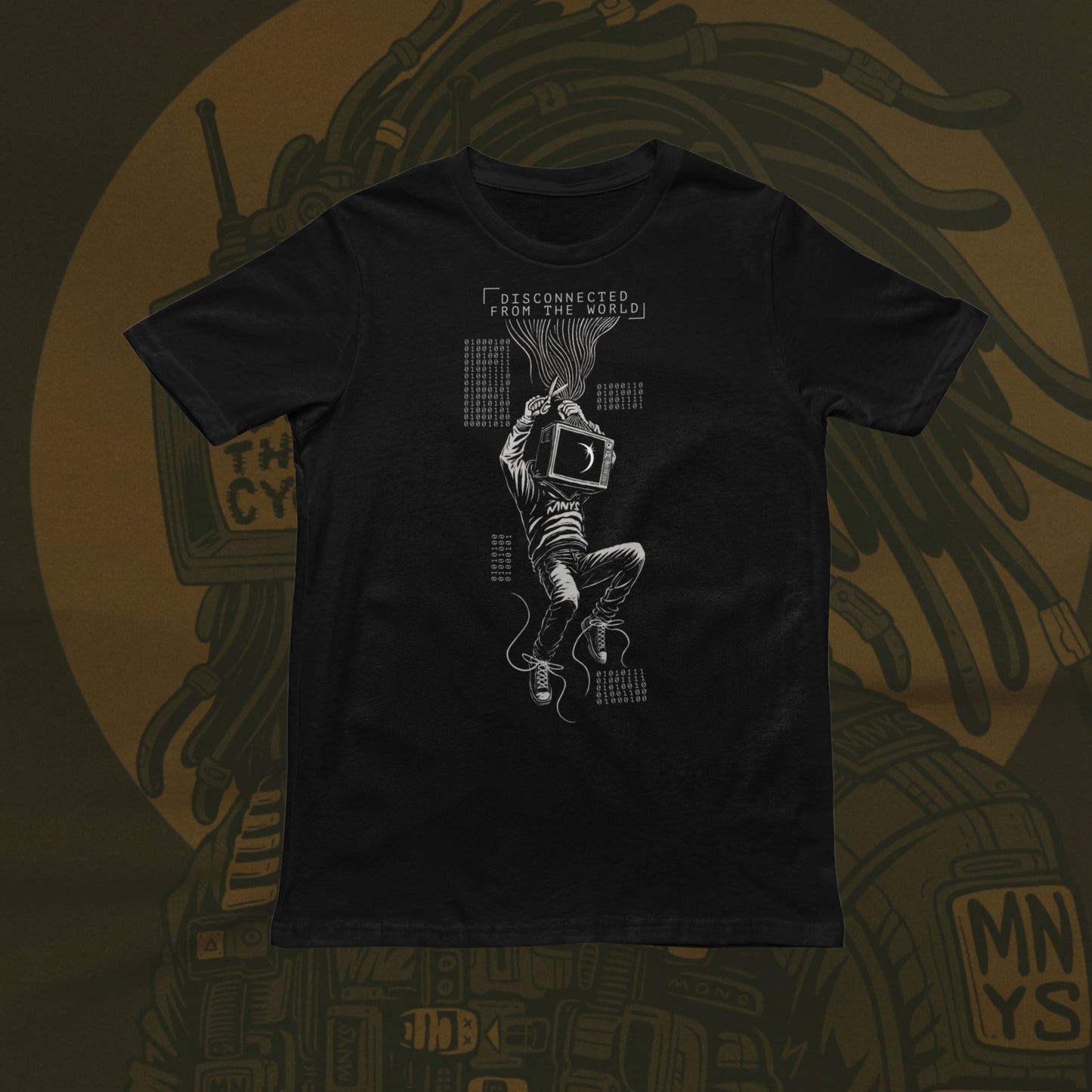 "DISCONNECTED FROM THE WORLD" T-SHIRT [HEAVYWEIGHT]